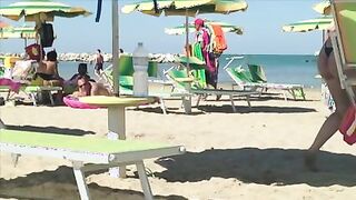 Incredible pawg on the beach