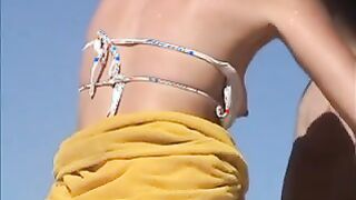 Incredible new austrian puffy oops wife beach punta cana