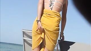 Incredible new austrian puffy oops wife beach punta cana