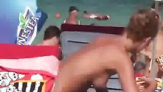 Nudist Beach Perv Teen Ass and Tits