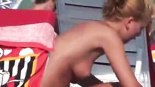 Nudist Beach Perv Teen Ass and Tits