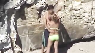 Couple fucking on beach