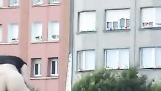 BEACH SPY exposing horny couple fucking on public beach