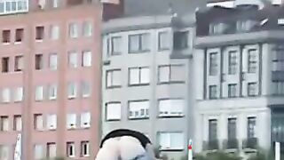 BEACH SPY exposing horny couple fucking on public beach