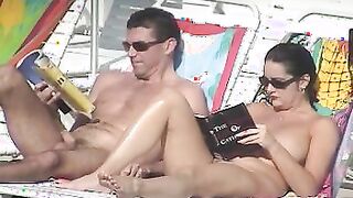 Nude Dark Haired Beauty - Boyfriend Gets Boner