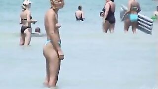 Puffy Titties on Beach by TROC