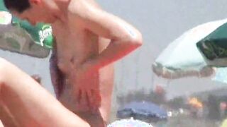 Incredible beach skinny girl topless france