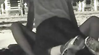BEACH SPY night sex on the beach
