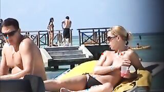 Incredible new russian couple wife beach punta cana