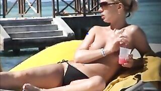 Incredible new russian couple wife beach punta cana