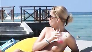 Incredible new russian couple wife beach punta cana