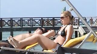 Incredible new russian couple wife beach punta cana