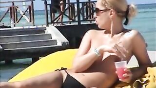 Incredible new russian couple wife beach punta cana