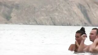 They love sunbathing naked on the wild beach