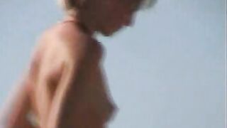 Full nudist babe caught on hidden cam