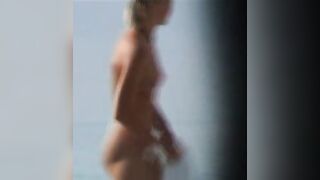 Full nudist babe caught on hidden cam