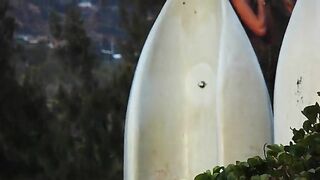 Hot bikini teen showering