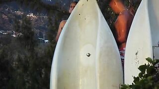 Hot bikini teen showering