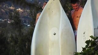 Hot bikini teen showering