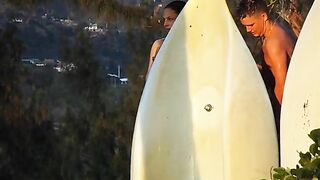 Hot bikini teen showering