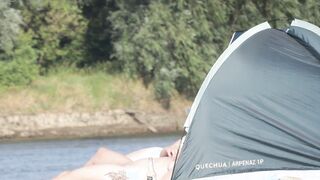 Beach, Spy, Voyeur Couple