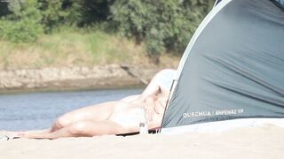 Beach, Spy, Voyeur Couple