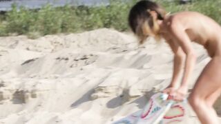 Beach Teen Nice Pussy