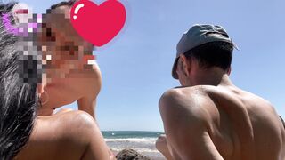 follower approaches with the desire to give me cream and pleasure in front of my boyfriend