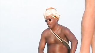 Rare voyeur clip with naked women and nudist couples exposed by beach spycam