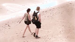 voyeur public beach sex couple