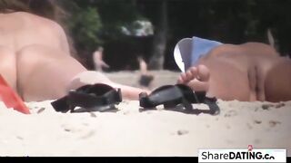 Nude Beach - Spread Them Wide Girls