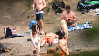 topless at non-nude beach (webfind)