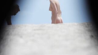 Nude beach nudist