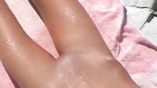 Nudist beach spy video