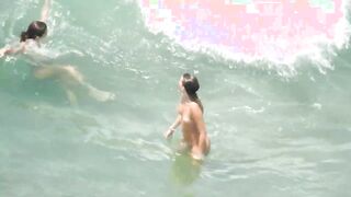 beach voyeur three goddess swiming