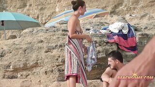 Beach voyeur nudists kink