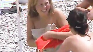 Changing on the Beach