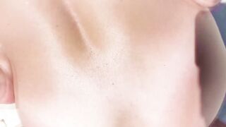 Teasing a stranger she didn't expect anal creampie