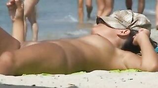 Spy cam expose nudist girls on sunny beaches