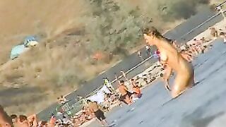 Spy beach hidden cam